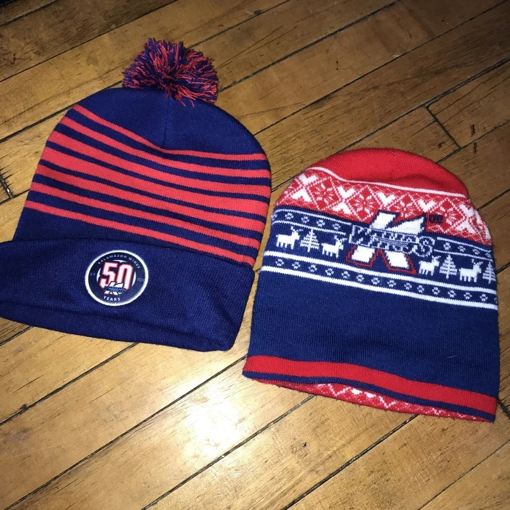 Kalamazoo Wings‎ Winter Beanies (2)